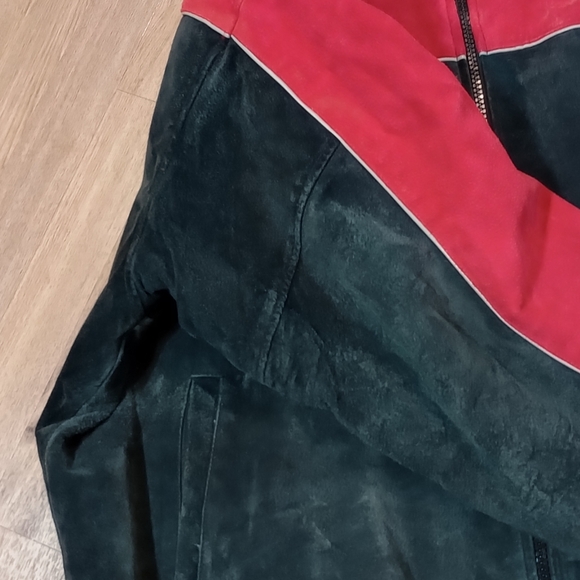 Ohio State Buckeyes Leather Jacket Mens 2XL XXL Suede Collegiate Licensed Produc - Picture 5 of 16